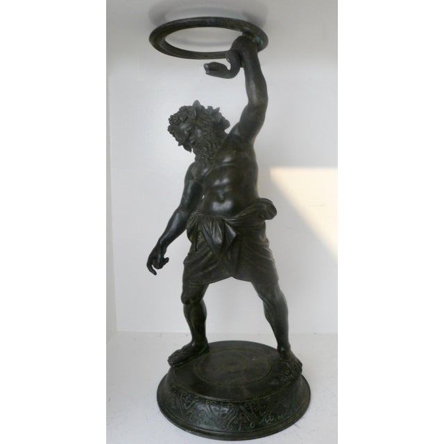 Italian 19th Century Italian Grand Tour Bronze Figure of Silenus, God of Wine For Sale - Image 3 of 12