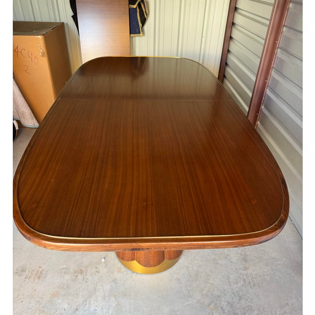 Wood Barbara Barry for Baker Furniture Peplum Dining Table For Sale - Image 7 of 12