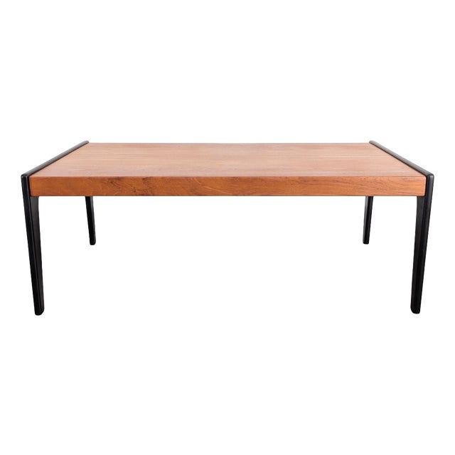 Mid-Century Teak Coffee Table For Sale