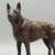 A bronze study of a standing german shepard by amédéé charles loyseau (1867-1935). Signed a. Loyseau to base. Dimensions:...