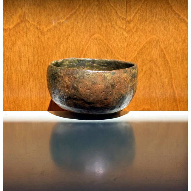 Japanese Chawan Tea Bowl by Tannyu 10th Raku Edo Period For Sale - Image 12 of 15