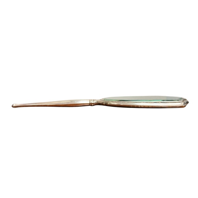 Traditional Birks Sterling Silver Vanity Mirror & Hair Brush Set, Hand-Engraved, Canada For Sale - Image 3 of 13