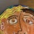 Pablo Picasso Vintage Studio Pottery Abstract Face Ceramic Plate Picasso Style Wall Art Platter For Sale - Image 4 of 9