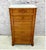 Faux Bamboo Chest of Drawers With Desk & Marble Top For Sale - Image 4 of 12