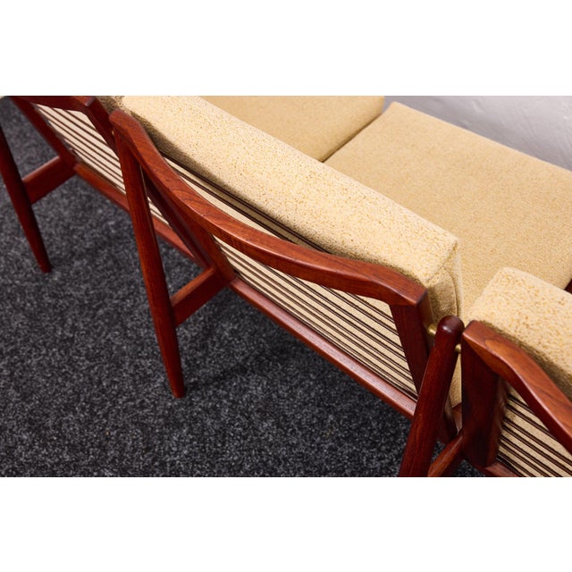 Mid-Century Modern Three-Seater Teak Sofa by Arne Vodder for Glostrup Møbelfabrik, 1960s For Sale - Image 9 of 18