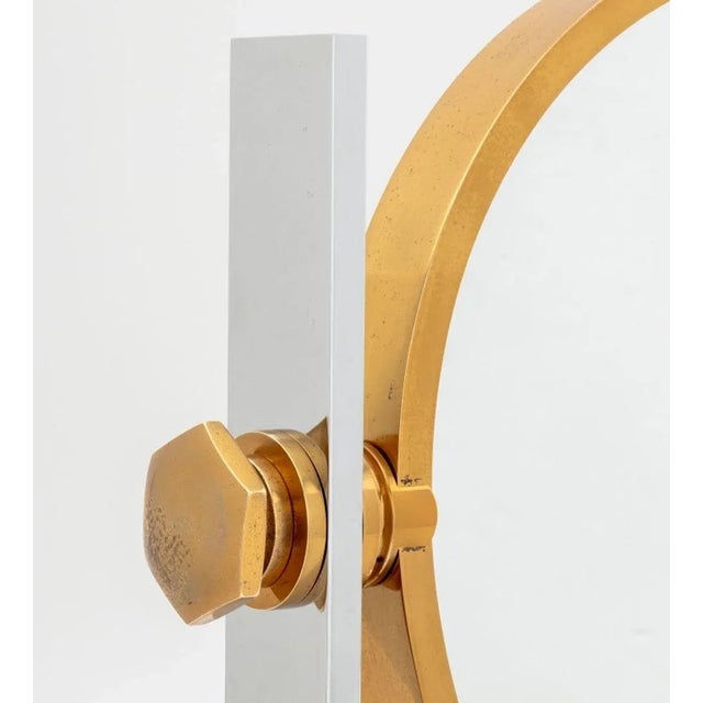 Mid-Century Modern Karl Springer Vanity Mirror, 1970s For Sale - Image 3 of 8