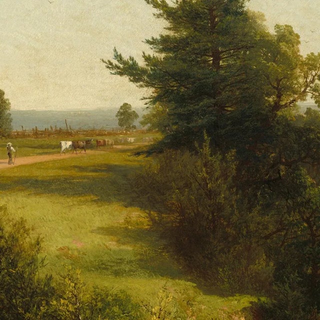 Accurate print reproduction of the original oil painting of the Genesee River by American painter John Frederick Kensett...