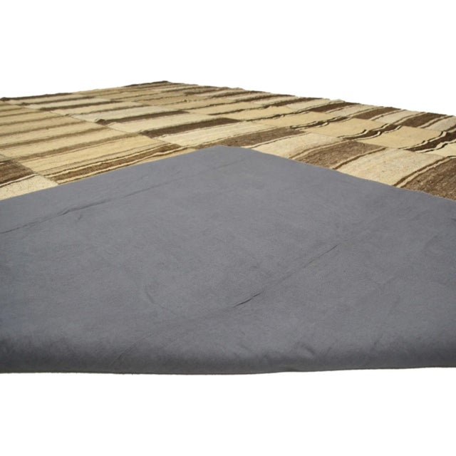 Mid 20th Century Mid 20th Century Wabi-Sabi Turkish Kilim Rug - 13'00 X 16'00 For Sale - Image 5 of 7