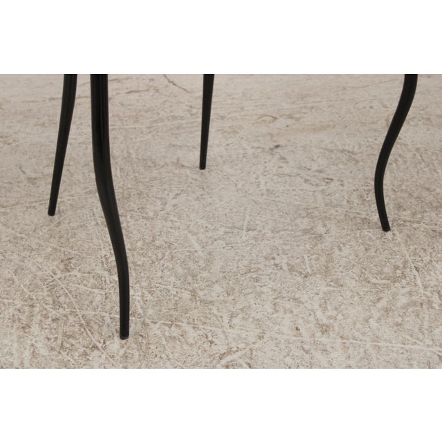 Arrbem Set of 4 Stiletto Arm Dining Chairs For Sale - Image 11 of 17