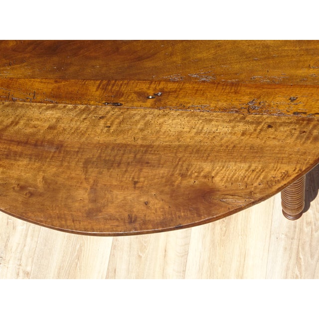 Walnut Top Flap Table For Sale - Image 11 of 18