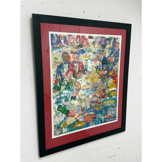 LeRoy Neiman International Cuisine Print, Framed For Sale - Image 10 of 12