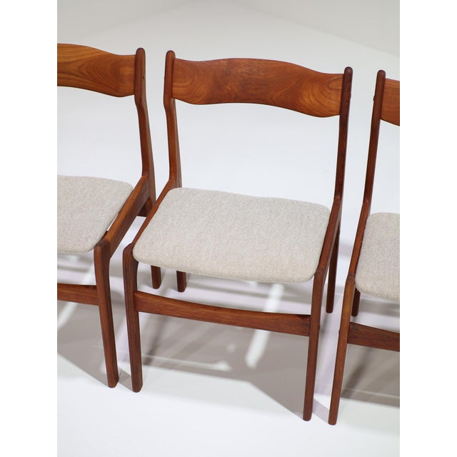 Vintage Danish Dining Chairs in Teak by Burchardt Nielsen, 1960s, Set of 6 For Sale - Image 16 of 18