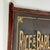 Vintage Gilt "Rice & Barley" Country General Store Mesh Screen With Wood Frame For Sale - Image 4 of 9