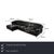 with this Ewald Schillig Butterfly corner sofa, you're getting a sofa in deep black that emphasizes clean, modern lines....
