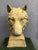 Stone English Cast Stone Wolf Head Bust For Sale - Image 7 of 17
