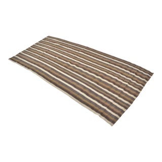 Vintage Anatolian Stripe Kilim Rug For Sale