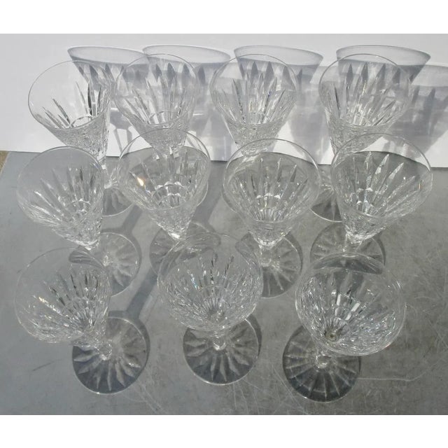 Mid-Century Modern Waterford Glenmore Champagne Flutes Set of 11 For Sale - Image 3 of 5