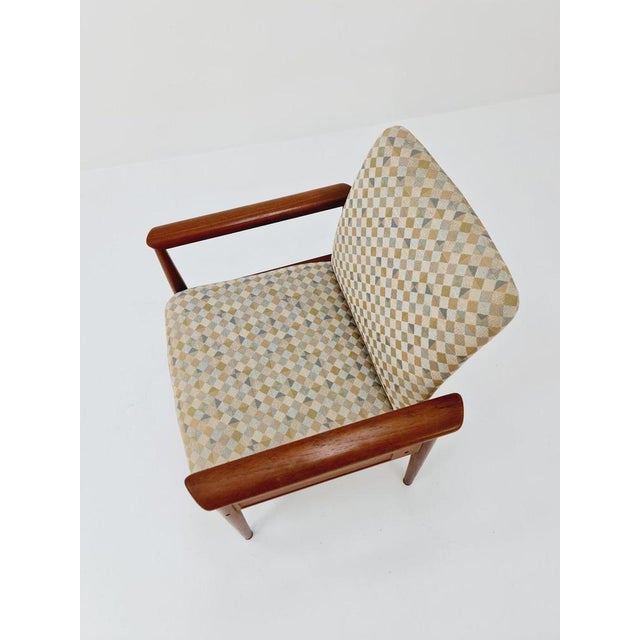 Wood Danish Teak Armchair by Finn Juhl for France & Son, 1960s For Sale - Image 7 of 11