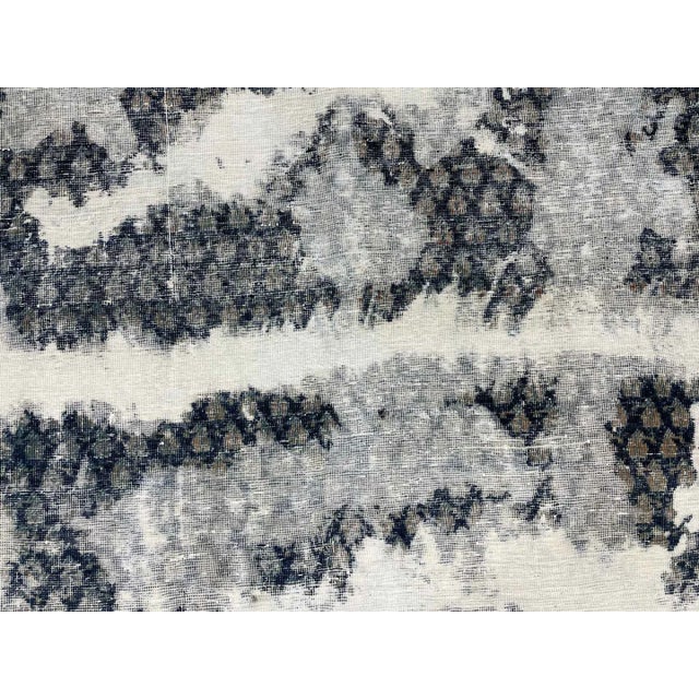 Vintage Hand-Knotted Reworked Middle Eastern Rug For Sale - Image 6 of 8