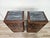 1930s Art Deco Bedside Tables in Walnut Burl with Marble Tops, 1930, Set of 2 For Sale - Image 5 of 18