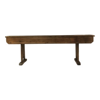 Antique Primitive Pine Bench For Sale