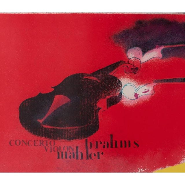 Modern Paul Guiramand, The Concert, Lithograph For Sale - Image 3 of 6