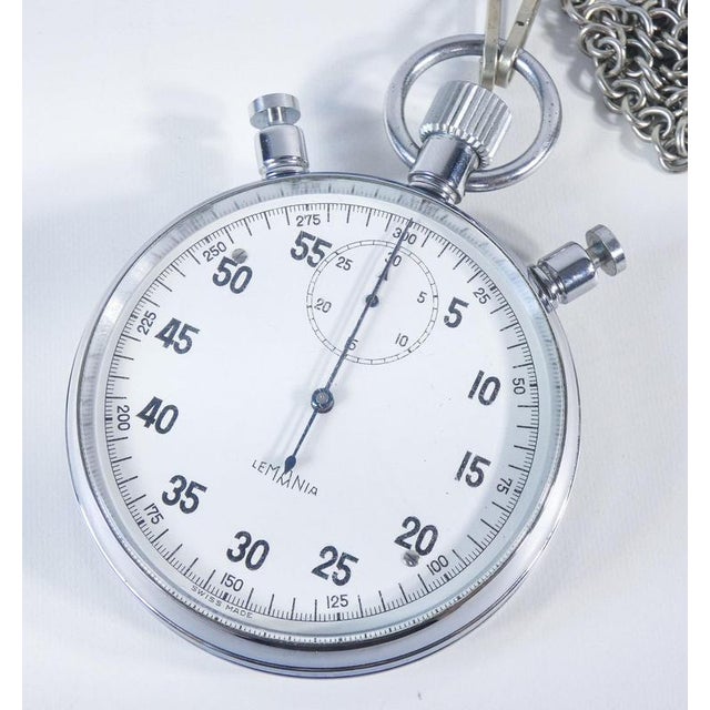 Split-Seconds Pocket Chronometer from Lemania For Sale - Image 3 of 18