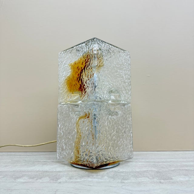 Murano Glass Table Lamp by Toni Zuccheri for Mazzega, 1970s For Sale - Image 11 of 17