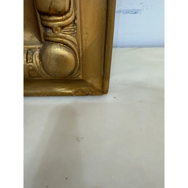 Wood 19th Century Large French Louis Phillipe Carved and Giltwood Mirror For Sale - Image 7 of 12