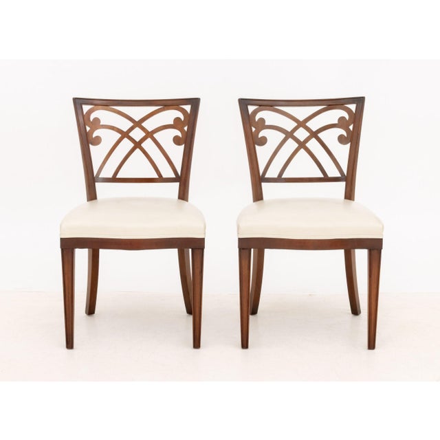 Set of Six Regency Style Mahogany Arm Chairs For Sale In New York - Image 6 of 14
