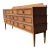 Mid-Century Asian-Inspired Walnut Nine-Drawer Credenza, 1960s For Sale