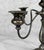 Antique Victorian Silver Plate Rotating Candelabra Candlestick Holder For Sale - Image 6 of 8