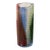 1960s Murano Glass Bullicante Controlled Bubble Rainbow Vase 11in For Sale