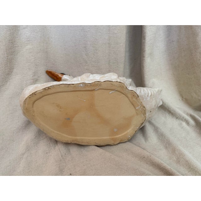 Vintage Large Ceramic Swan For Sale - Image 10 of 10
