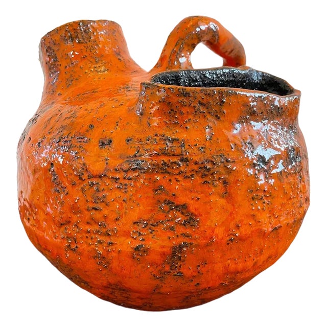 Vintage Brutalist Dutch Vase For Sale