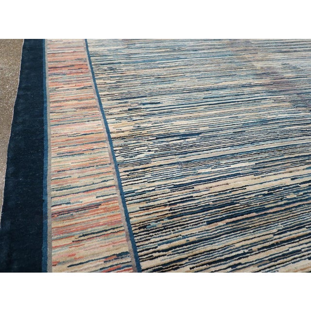 Art Deco Galerie Shabab Collection Early 20th Century Chinese Peking Room Size Carpet For Sale - Image 3 of 8