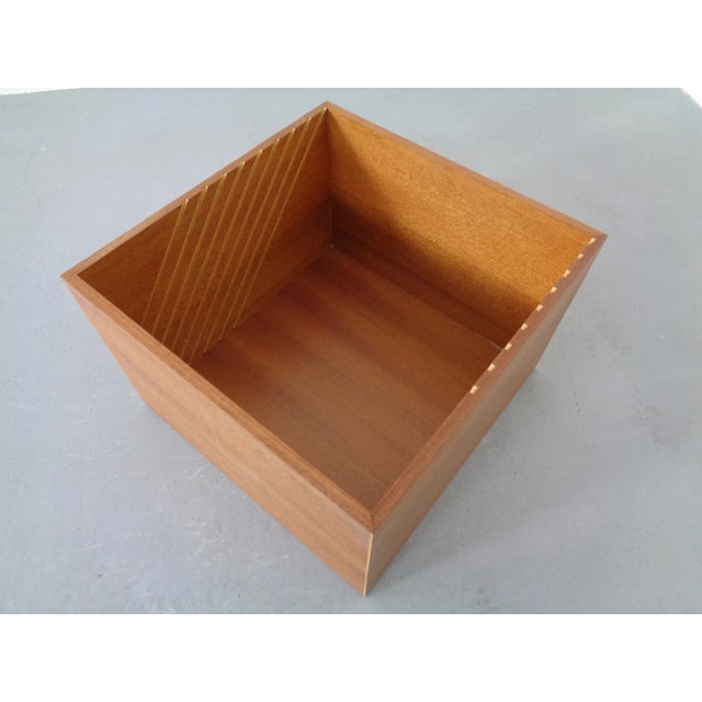 Teak A4 Register Filing Shelves, 1960s For Sale - Image 6 of 12