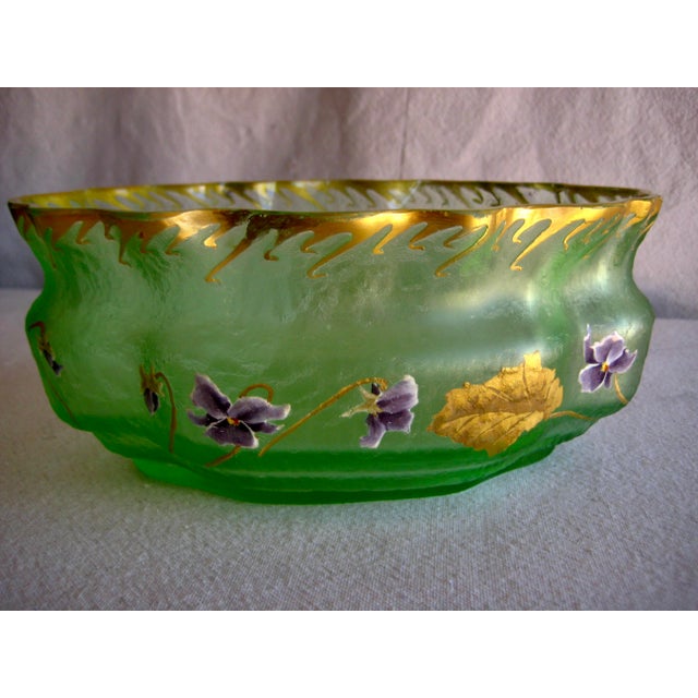 Late 19th Century Late 19th Century French Art Nouveau Cameo Glass Vase For Sale - Image 5 of 9