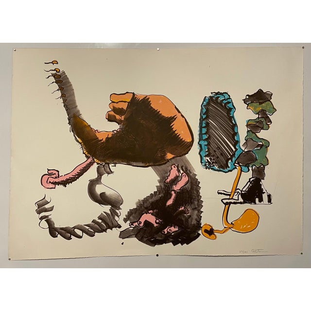 1960s John Altoon, Large 1960's California Pop Art Abstract Expressionist LA Lithograph John Altoon, 1966 For Sale - Image 5 of 8