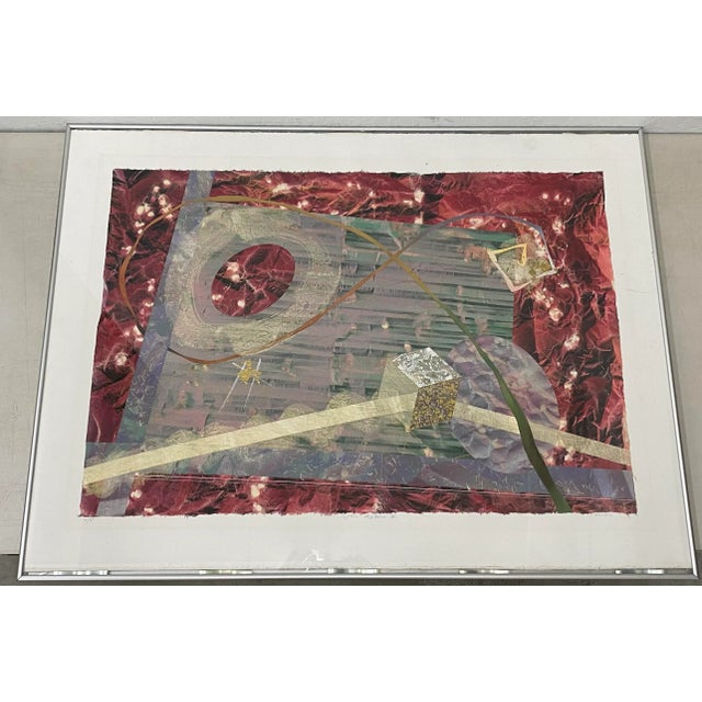 Aleah Koury "Space Matters" Mixed Media Artist Proof Lithograph 20th Century For Sale - Image 11 of 11