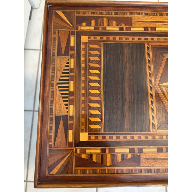 Early 20th Century Early 20th‑Century Queen Anne Style Mahogany Tea Table For Sale - Image 5 of 12