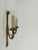 Gold Vintage French Brass Wall Lights with Candles, Set of 2 For Sale - Image 8 of 10