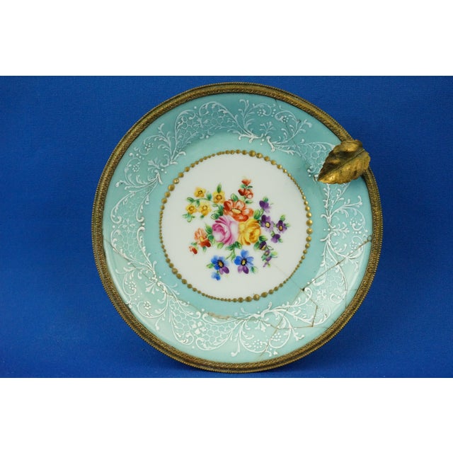 Vintage Porcelain and Bronze Ashtray by Le Tallec Paris, 1920s For Sale - Image 6 of 18