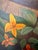 Vintage Boho Bamboo Parrot Painting, Illegible Signature, Framed 48” X 36 - Signed Unknown Artist For Sale - Image 10 of 12