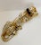 A striking vintage 1970 California Pottery leopard cat sculpture, hand-painted and finished in a luminous crackle glaze of...