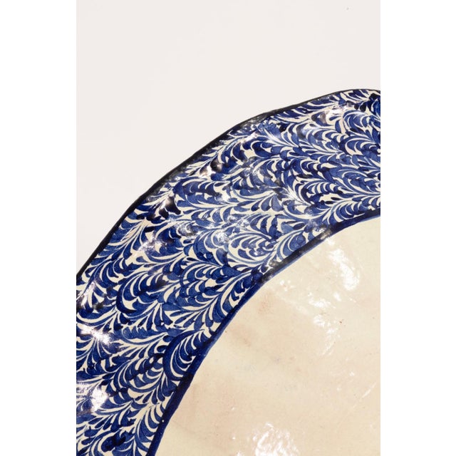 Oversized Don Miguel Costilla Father Junipero Portrait Bowl With Stand For Sale - Image 4 of 7