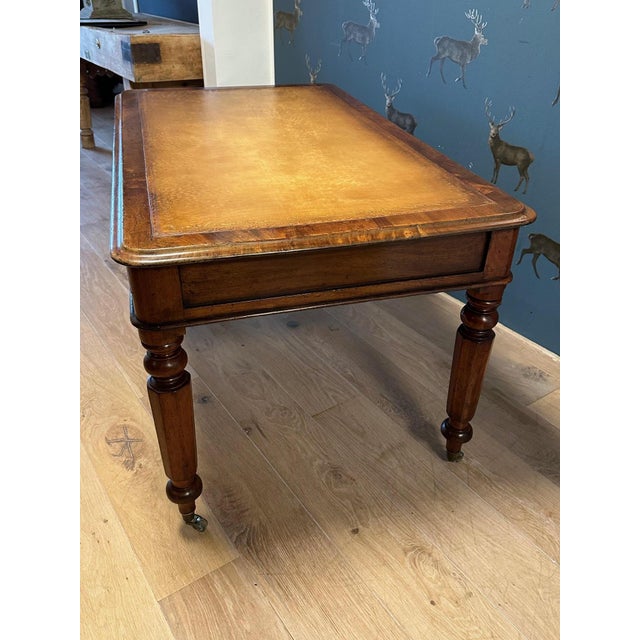Antique Writing Table in Mahogany, 1850 For Sale - Image 5 of 12