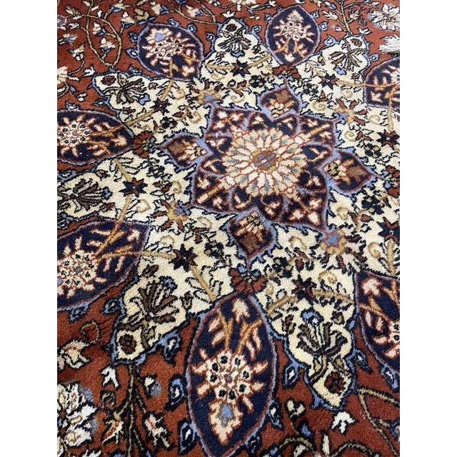 Large Hand-Knotted Ghom Rug For Sale - Image 3 of 7