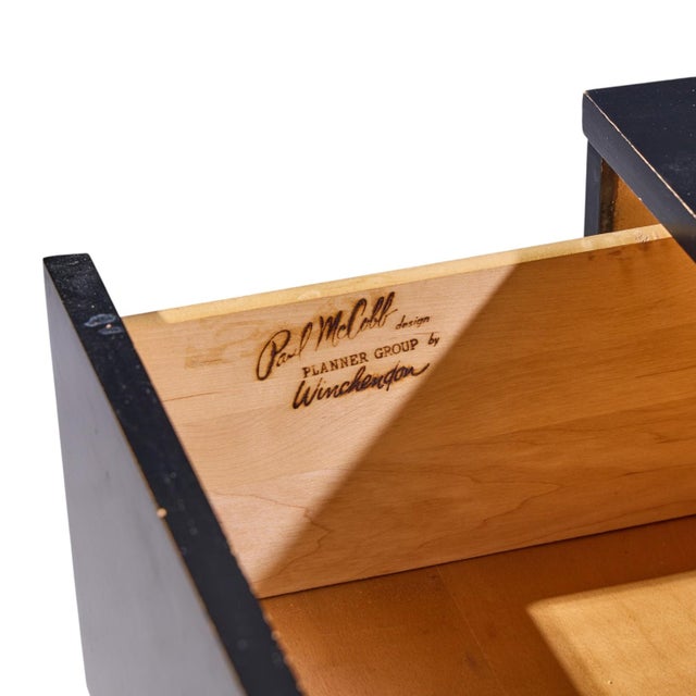 Black Paul McCobb for Planner Group Mid Century Ebonized 6 Drawer Dresser For Sale - Image 8 of 8
