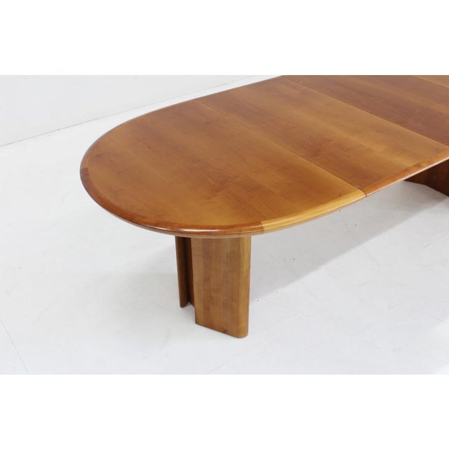 1960s Vintage Oval Extendable Dining Table, 1960s For Sale - Image 5 of 8